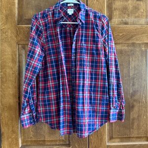J. Crew Casual Button Down Shirt - "Boy Fit" - Women's Size Small